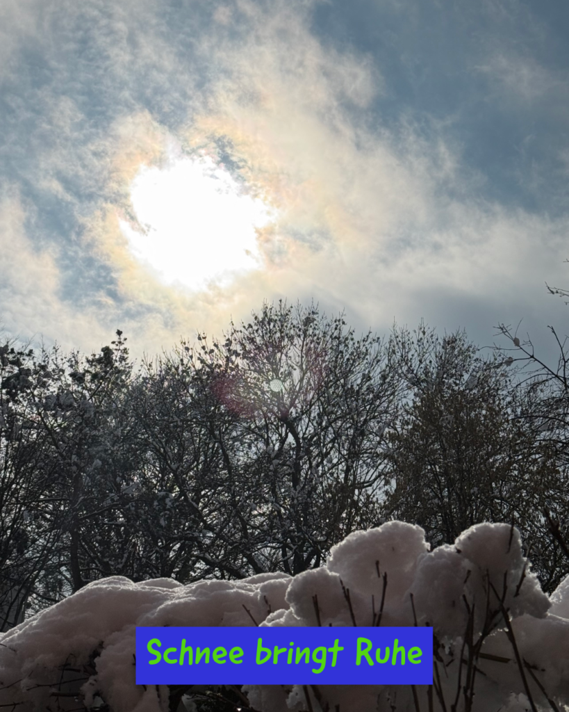 Schnee bringt Ruhe