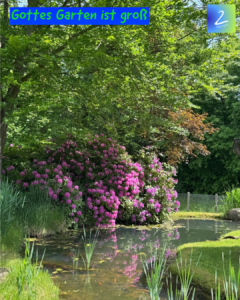 Gottes Garten ist groß 
